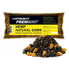 Конопля Premium Карпомания натуральная с кукурузой 550гр